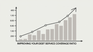 graphical representation of improving your debt service coverage ratio.