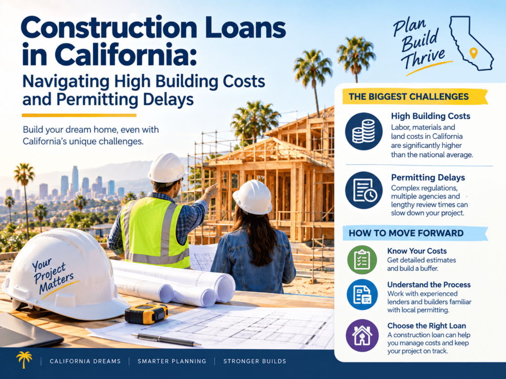 Construction Loans in California: Navigating High Building Costs and Permitting Delays